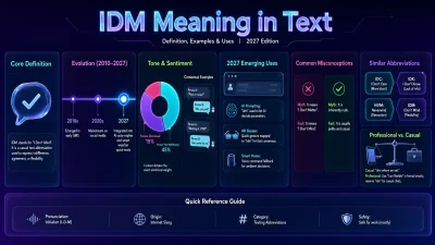 IDM Meaning in Text