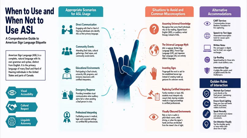 When to Use and When Not to Use ASL